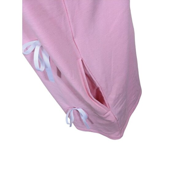 Banned Alternative Womens NEW XS Hoodie Tunic Pink Bow Top Bunny Ears Coquette - Picture 5 of 10